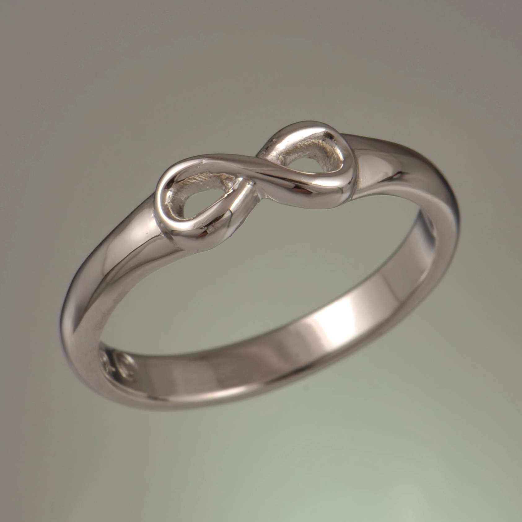 Infinity Symbol Ring 1/15 ct tw Diamonds Sterling Silver | Kay